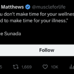 If you don’t make time for your wellness, you will be forced to make time for your illness